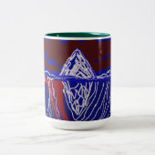 Tasse 2 Couleurs Figé en séquence (Centre)