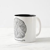 Tasse 2 Couleurs Fil d'o de boule (Devant droit)