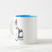 Tasse 2 Couleurs Fil Fox Terrier en Amérique (Devant gauche)