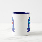 Tasse 2 Couleurs Fille 3D (Centre)