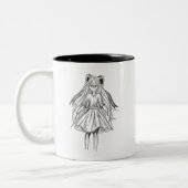 Tasse 2 Couleurs Fille avec ruban (Gauche)