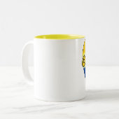 Tasse 2 Couleurs Fille colombienne (Devant gauche)