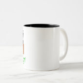 Tasse 2 Couleurs fille d'affectation (Devant droit)