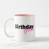 Tasse 2 Couleurs Fille d'anniversaire (2) (Gauche)