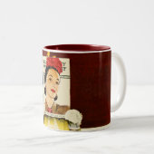 Tasse 2 Couleurs Fille de couverture (Devant droit)