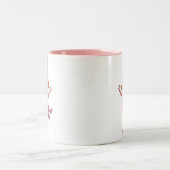 Tasse 2 Couleurs Fille de joyeux anniversaire (Centre)