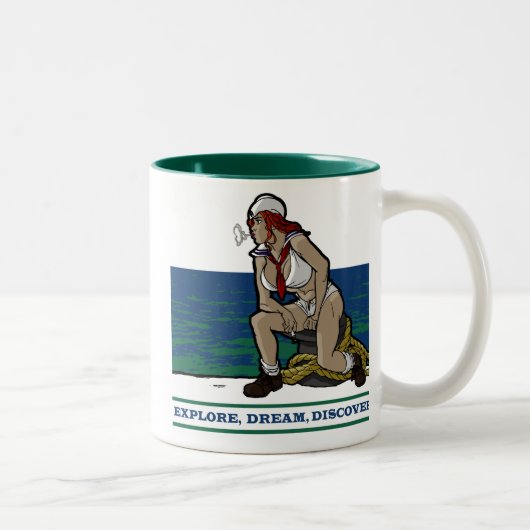 TASSE 2 COULEURS FILLE DE MARIN (Droit)