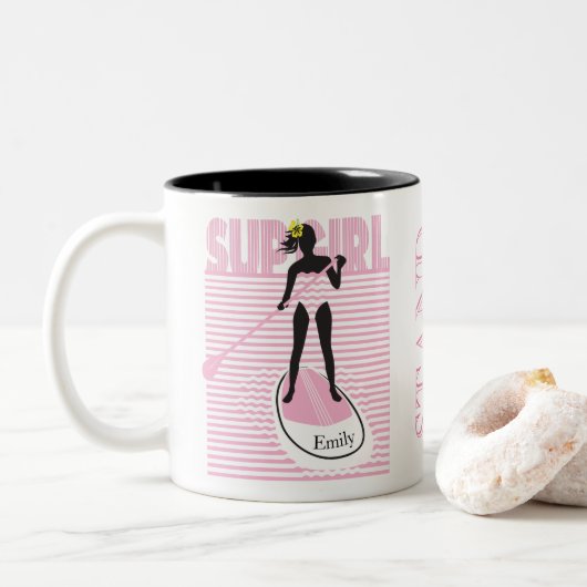 Tasse 2 Couleurs Fille de PETITE GORGÉE (Avec donut)