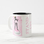 Tasse 2 Couleurs Fille de PETITE GORGÉE (Devant gauche)