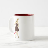 Tasse 2 Couleurs fille diable (Devant gauche)