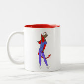 Tasse 2 Couleurs fille diable (Gauche)
