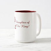 Tasse 2 Couleurs Fille du roi (Devant droit)