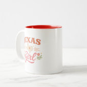 Tasse 2 Couleurs Fille du Texas (Devant gauche)