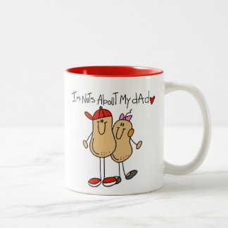 Tasse 2 Couleurs Fille - écrous au sujet de mon T-shirts et cadeaux