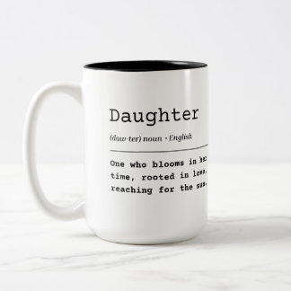 Tasse 2 Couleurs Fille - Enracinée dans l'amour