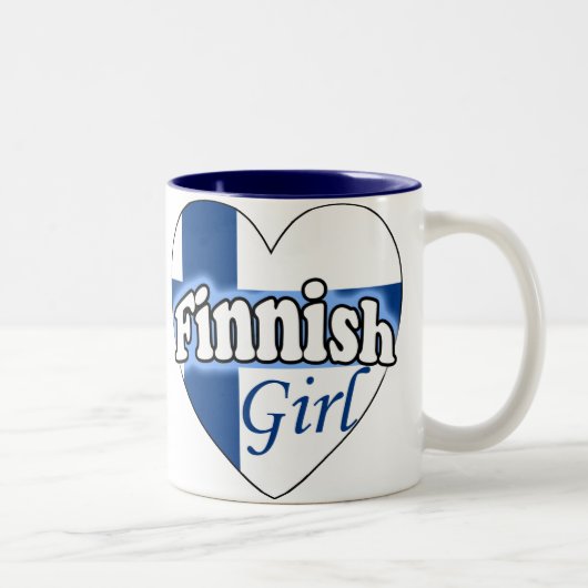 Tasse 2 Couleurs Fille finlandaise (Droit)