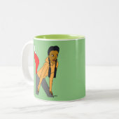 Tasse 2 Couleurs fille foy (Devant gauche)