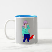 Tasse 2 Couleurs fille foy (Gauche)