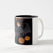 Tasse 2 Couleurs fille halloween (Devant droit)