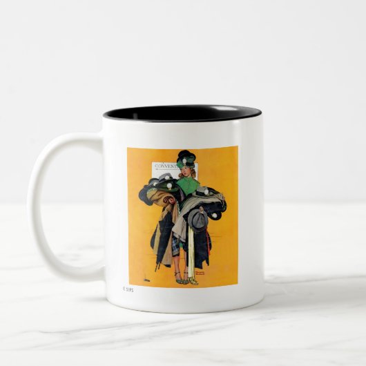 Tasse 2 Couleurs Fille Hatcheck (Gauche)