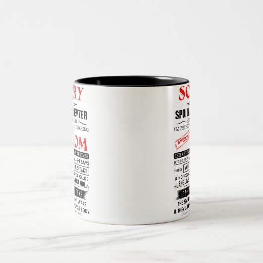 Tasse 2 Couleurs Fille pourrie (Centre)