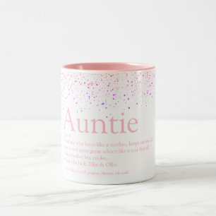 Tasse 2 Couleurs Fille rose Parties scintillant Amusants meilleure 
