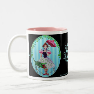 Tasse 2 Couleurs Fille serrée de corde