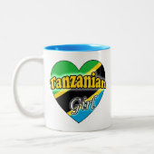 Tasse 2 Couleurs fille tanzanienne (Gauche)