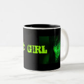 TASSE 2 COULEURS FILLE TOXIQUE (Devant droit)