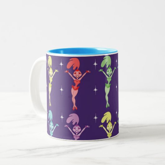 Tasse 2 Couleurs Filles de scène (Devant gauche)