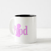 Tasse 2 Couleurs filles d'ipood (Devant gauche)