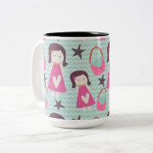 Tasse 2 Couleurs Filles et sacs à main (Devant gauche)