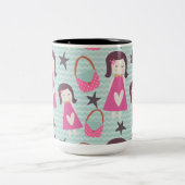 Tasse 2 Couleurs Filles et sacs à main (Centre)