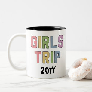 Tasse 2 Couleurs Filles Personnalisées Voyage Filles Week-end Vacan