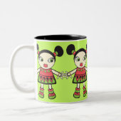 Tasse 2 Couleurs Fils de pastèque (Gauche)