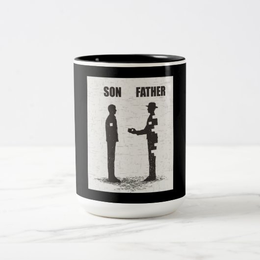 Tasse 2 Couleurs Fils Et Père (Centre)