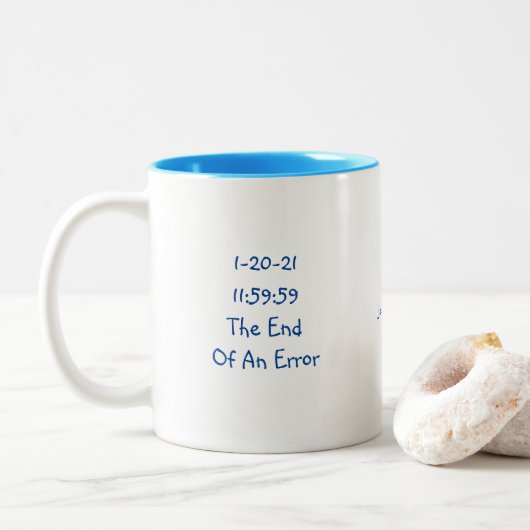 Tasse 2 Couleurs Fin D'Une Erreur (Avec donut)