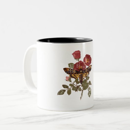 Tasse 2 Couleurs find yourself and be that self motivation  (Devant gauche)
