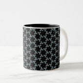 Tasse 2 Couleurs Finesse fractale (Devant droit)