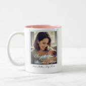 Tasse 2 Couleurs First Mother's Day After Adoption Personalized (Gauche)