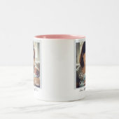 Tasse 2 Couleurs First Mother's Day After Adoption Personalized (Centre)