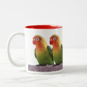 Tasse 2 Couleurs Fischer's Lovebird (Gauche)