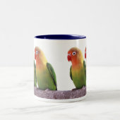 Tasse 2 Couleurs Fischer's Lovebird (Centre)