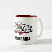 Tasse 2 Couleurs Fish California Bass (Devant droit)