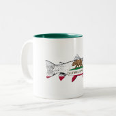Tasse 2 Couleurs Fish California Trout (Devant gauche)