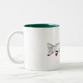Tasse 2 Couleurs Fish California Trout (Gauche)