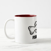Tasse 2 Couleurs Fish Illinois Bass (Gauche)