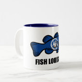 Tasse 2 Couleurs Fish Louisiana (Devant gauche)