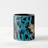Tasse 2 Couleurs Fish Me Luck Graffiti Bass Art (Centre)