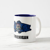Tasse 2 Couleurs Fish Michigan (Devant droit)